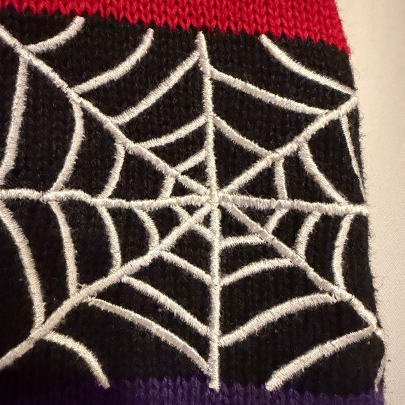 Bobbie Brooks Halloween Patchwork Knit Vest Women's M‎ Ramie Cotton - Picture 9 of 11